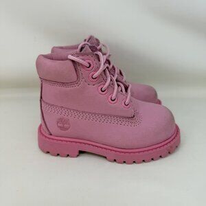 Timberland Premium Waterproof Boots Pink Toddler Size 5C